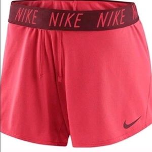 Nike fold over waistband shorts